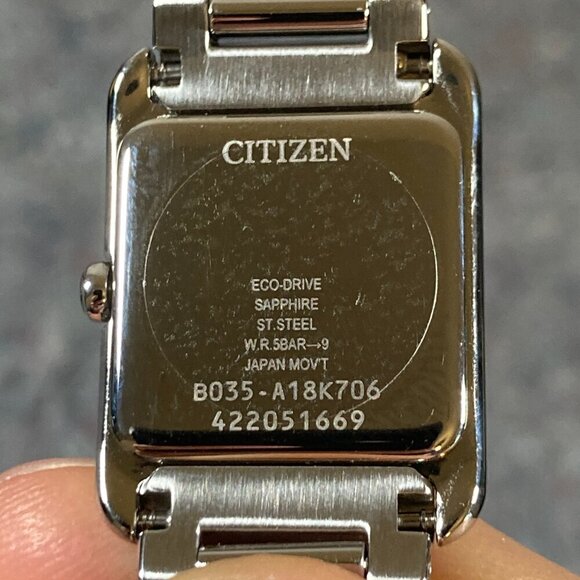 Citizen Women's Eco-Drive Stainless Steel Saphire Diamond Watch w/Case - Picture 6 of 14